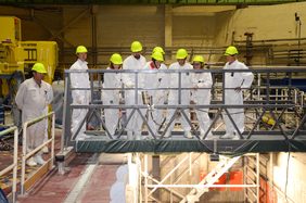 VATESI specialists at the Bohunice V1 nuclear power plant